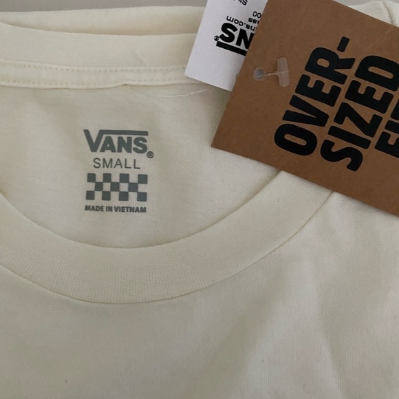 Vans Free Stone Oversized Short Sleeve Tee Size Small Women - Picture 5 of 7